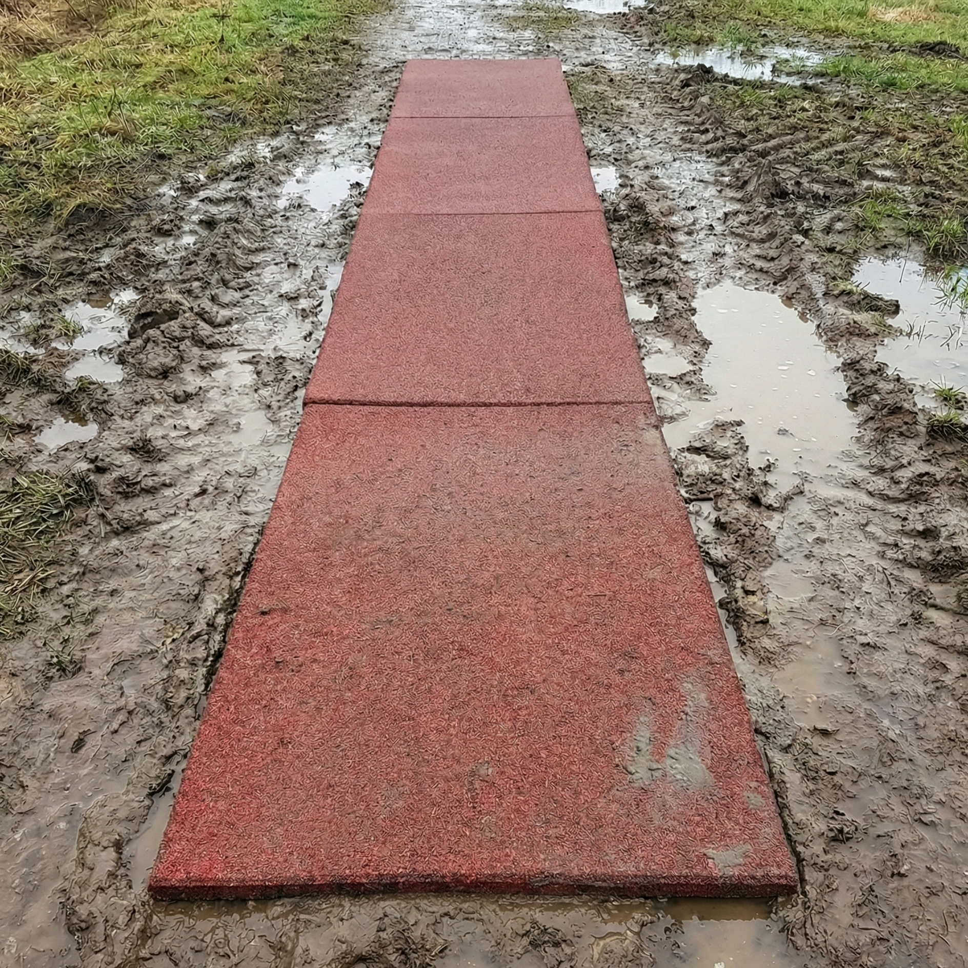 『ファームウォーク』ぬかるみ対策マット